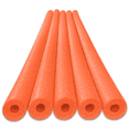 thumbnail image 1 of Oodles of Noodles Deluxe Foam Pool Swim Noodles - 5 Pack Orange, 1 of 8
