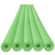 Oodles of Noodles Deluxe Foam Swimming Pool Noodles Lime Green - 5 Pack
