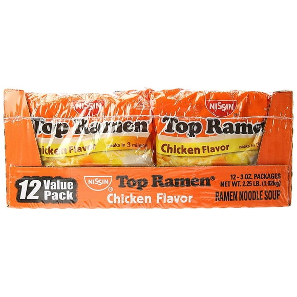 Oodles of Noodles Top Ramen Chicken Soup, 36 oz (pack of 12)