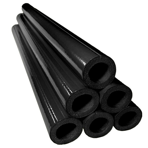 Oodles of Noodles Tough Skin Foam Padding Long Lasting Protection Indoor & Outdoor (Black, 6)
