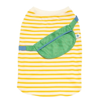 Oodles Yellow Crossbody Bag Spring Dog T-Shirt, Large
