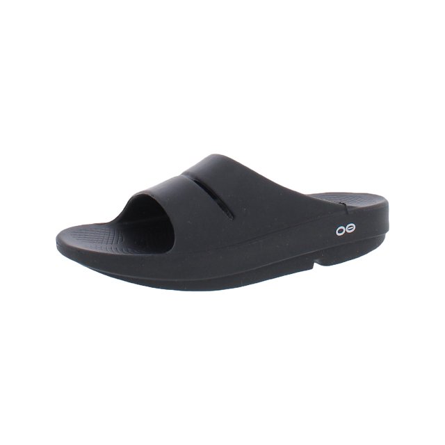 Oofos Mens Ooahh  Textured Sport Slide Sandals