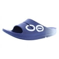 thumbnail image 1 of OOFOS Ooahh Sport Unisex Shoes Size 9, Color: Matrix Navy, 1 of 5