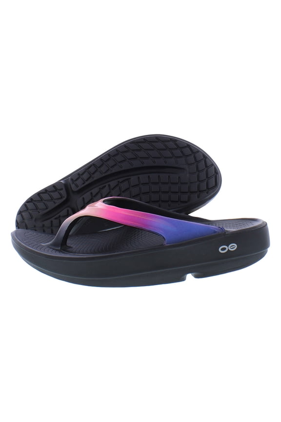 Oolala Luxe Evening Tide Sandal Womens Shoes Size 7, Color: Black/Blue/Purple/Pink