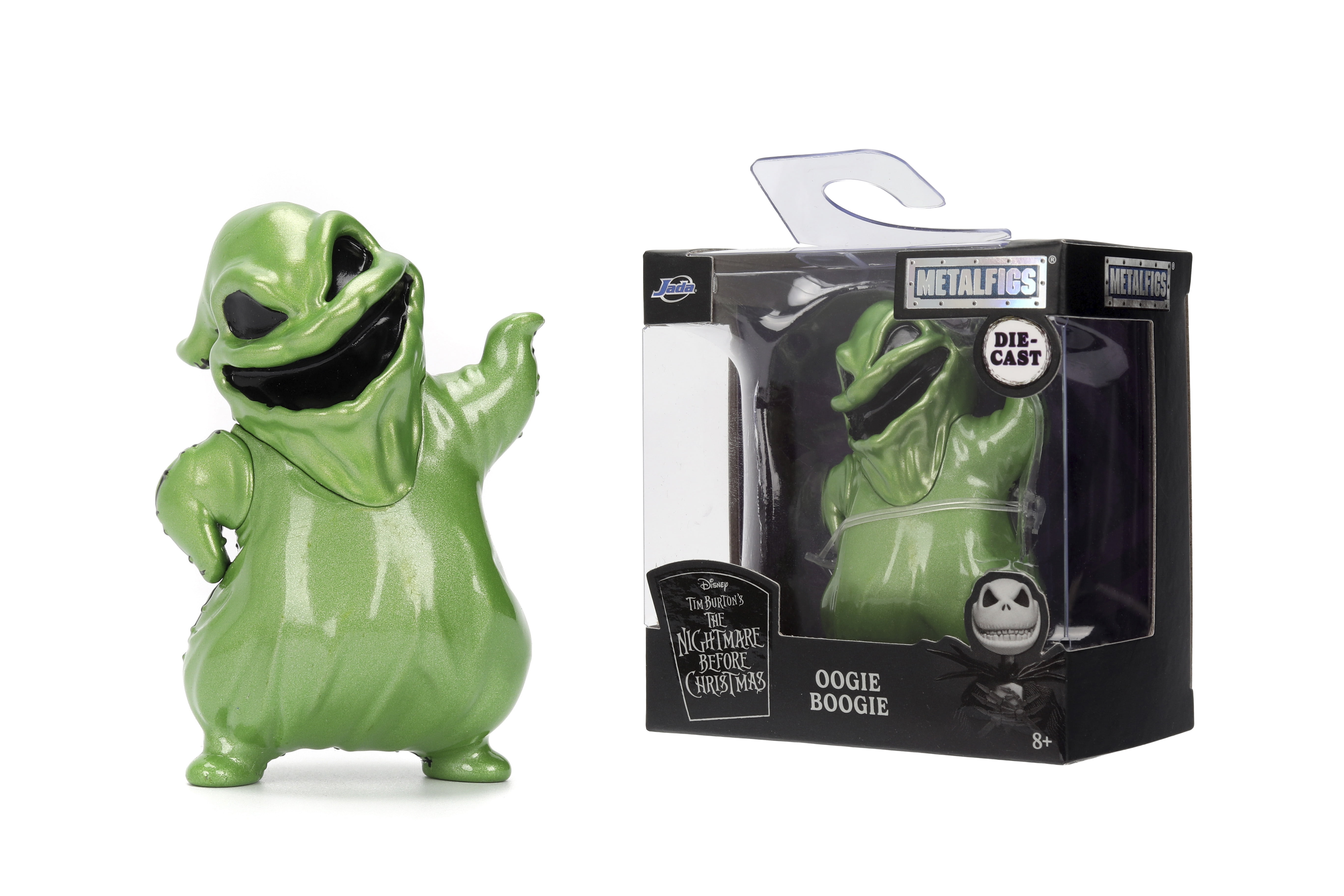 Oogie Boogie フィギュア　ナイトメアビフォアクリスマス Oogie Boogie Nightmare Before Christmas Metalfig – Glow Green Bug