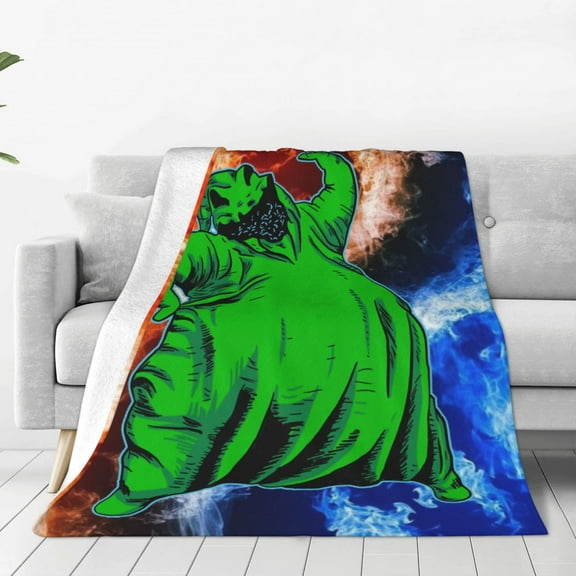 Oogie Boogie Blankets Flannel Fleece Warm Soft Throw Blanket For Couch Sofa Bed Living Room All Season Decor Gift 50"X40"