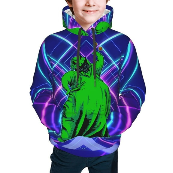 Oogie Boogie Hoodies Pullover For Boys Girls 3d Printed Hooded Sweatshirt Long Sleeves Large