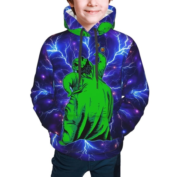 Oogie Boogie Hoodies Pullover For Boys Girls 3d Printed Hooded Sweatshirt Long Sleeves Large