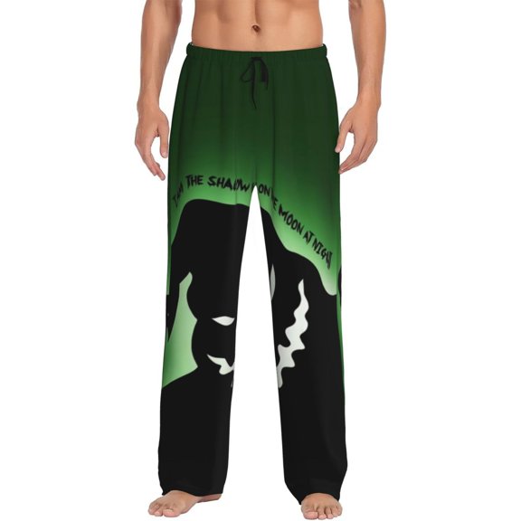 Oogie Boogie Men's Pajama Pants, Ultra-soft Comfy Casual Lounge Pants, Graphic Printed Sleep Pjs Bottoms With Drawstring Pockets