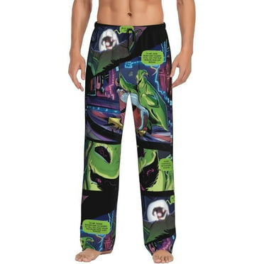 Oogie Boogie Pajama Pants Drawstring Elastic Waistband Loungewear Cool Print Sleep PJ Pants for Men Women Xx-Large