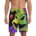 thumbnail image 1 of Oogie Boogie Pajama Shorts for Men, Summer Graphic Lounge Pajama Bottoms Soft Sleep Pjs Pants with Drawstring & Pockets, 1 of 8