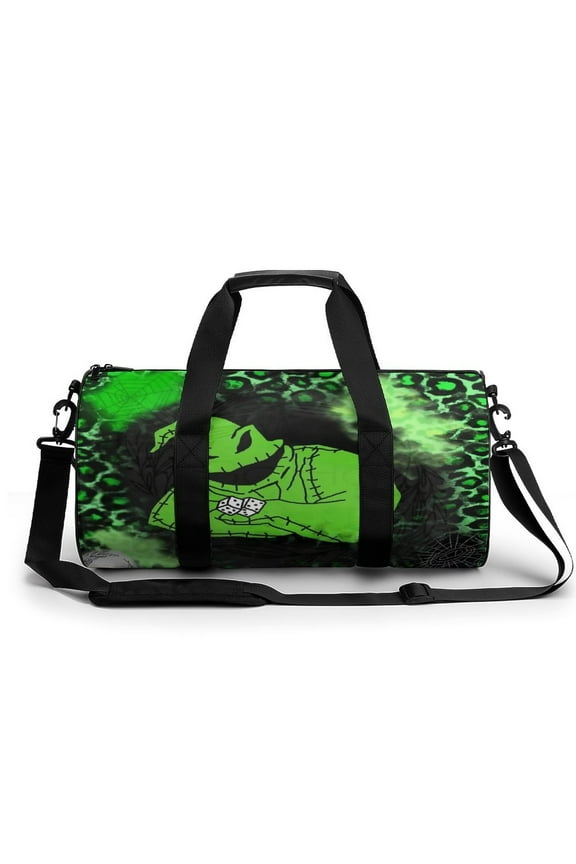 Oogie Boogie Round Gym Bag Luggage Weekender Tote Bags Sport Travel Duffle Bag For Women Men