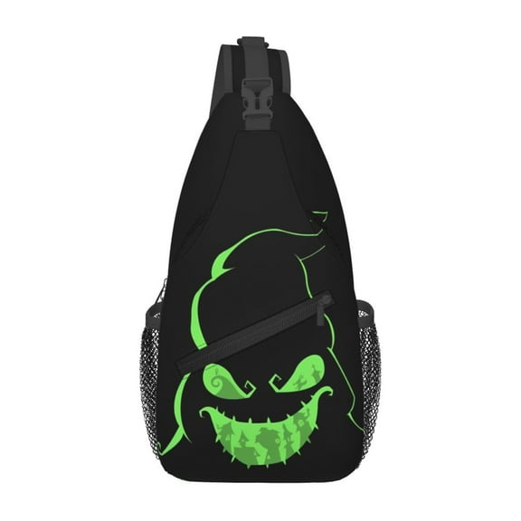 Oogie Boogie Sling Bag Crossbody Sling Backpack Chest Bag Daypack Purses Shoulder Bag For Women Men Travel Hiking