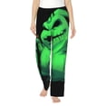 thumbnail image 1 of Oogie Boogie Women's Pajama Pants, Ultra-soft Comfortable Casual Lounge Pants, Graphic Printed Sleep Bottoms With Drawstring, 1 of 8