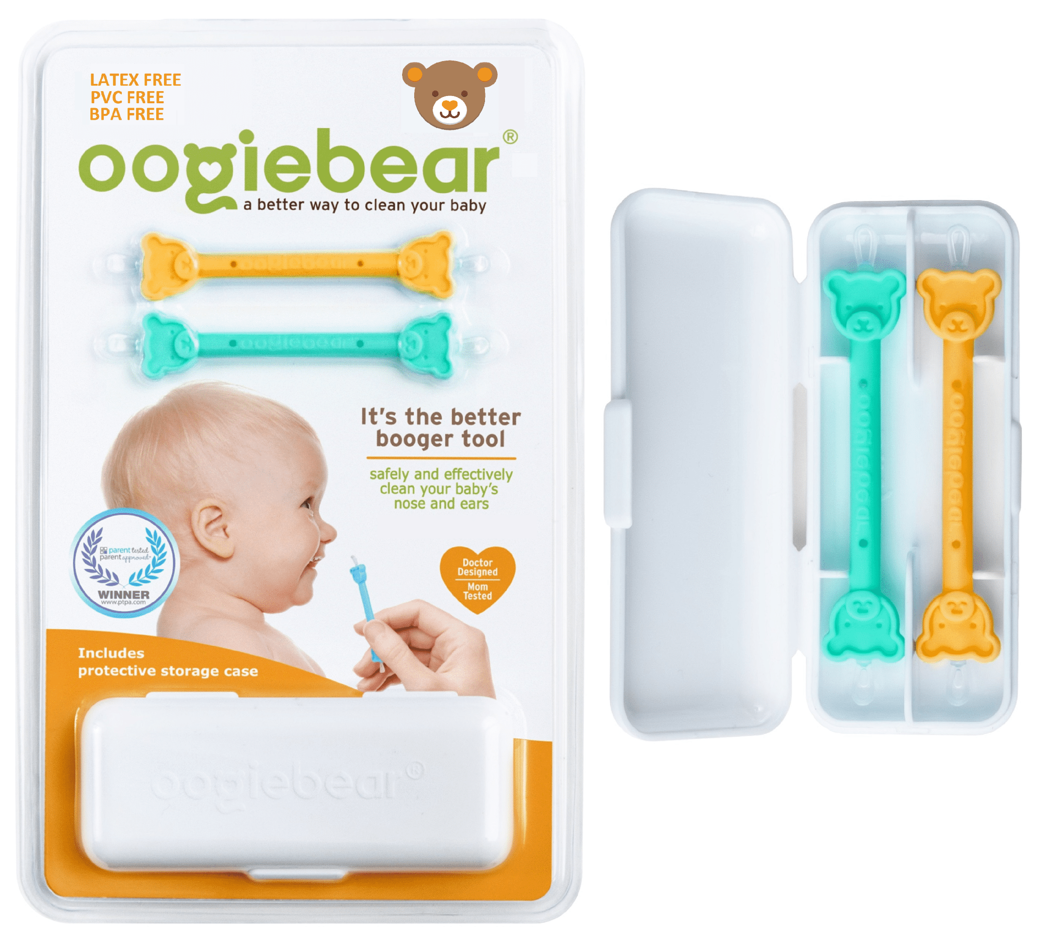 FridaBaby 3-in-1 Nose, Nail + Ear Picker by Frida Baby the Makers of  NoseFrida the SnotSucker, Safely Clean Baby's Boogers, Ear Wax & More 