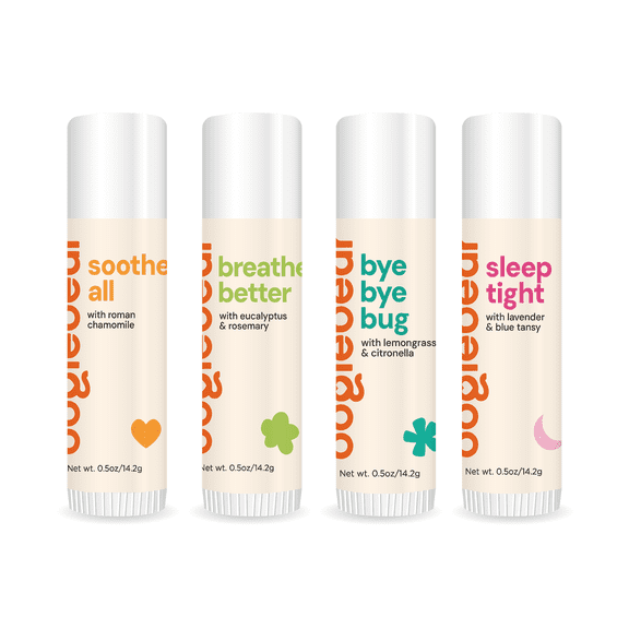Oogiebear Organic Baby Balm 4Pk - Nourish and Protect Skin, All Natural, Babies & Toddlers