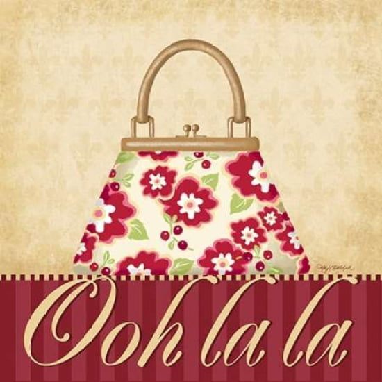 Ooh La La Purse I Canvas Art - Kathy Middlebrook (24 x 24)