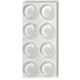 thumbnail image 1 of Ook .50in. Clear Round Bumpers   - Pack of 12, 1 of 1