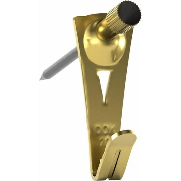 Ook 533022 Professional Picture Hangers, Art Hangers, Brass, Reusable Picture