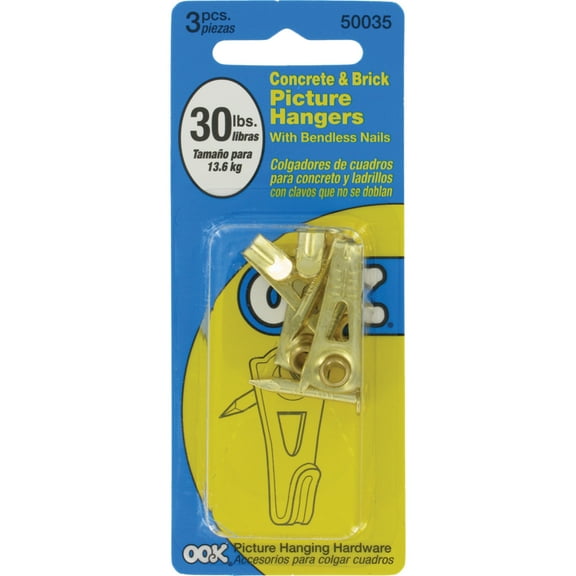 Ook Concrete & Brick Hangers, 3/Pkg., 30 lb.