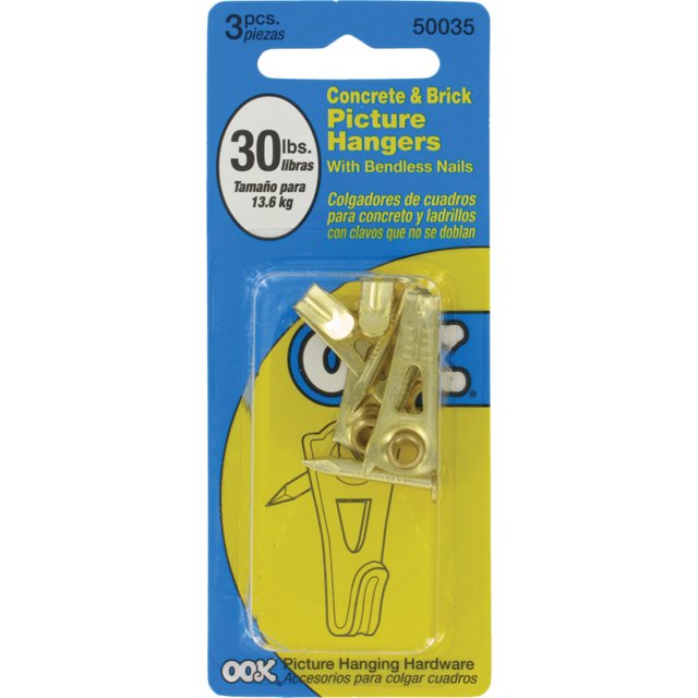 Ook Concrete & Brick Hangers, 3/Pkg., 30 lb.