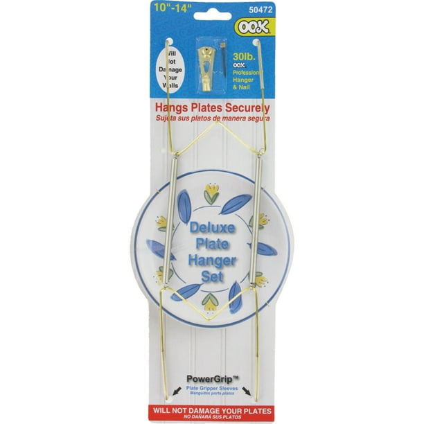 Ook Deluxe Plate Hangers, 10" to 14"
