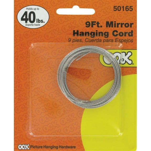 Ook Mirror Hanging Wire, 9 Ft.
