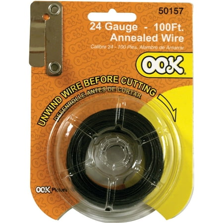 Ook Picture Hanging Wire, Annealed Wire, 24 Gauge, 100 ft.