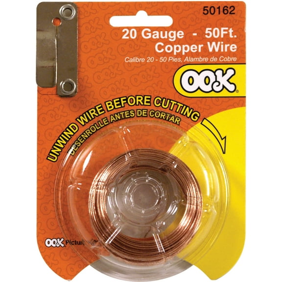 Ook Picture Hanging Wire, Copper Wire, 20 Gauge, 50 ft.