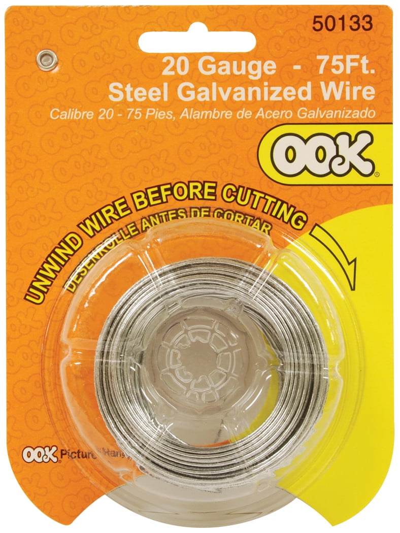 OOK 50124 Picture Hanging Wire, 9 ft L, Galvanized Steel