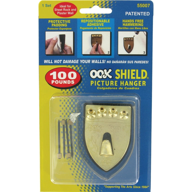 Ook Shield Picture Hanger 30 lb 3 pk Ook Shield Picture Hanger 30 lb 3 pk