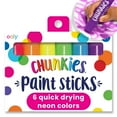 thumbnail image 1 of Ooly Chunkies 6 Neon Paint Sticks, Fun Mess Free Art Supplies for Toddlers, 1 of 9