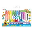 OOLY Body and Face Paint Crayons for Kids, 12 Non Toxic Skin Safe