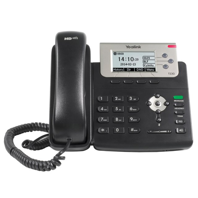 Ooma Office Provisioned Yealink SipT23G 3Line Business IP Desk Phone