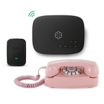 Ooma Telo Air Internet Home Phone Service with Retro Princess Phone Bundle. Rotary inspired handset. Unlimited nationwide calling. Call on the go with free mobile app.