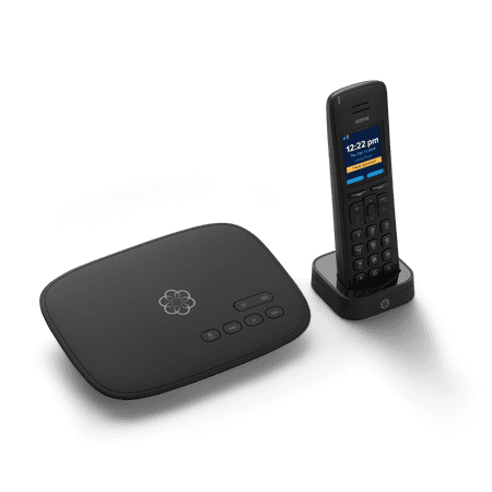 Ooma Telo VoIP Internet Home Phone Service with 1 Cordless Handset