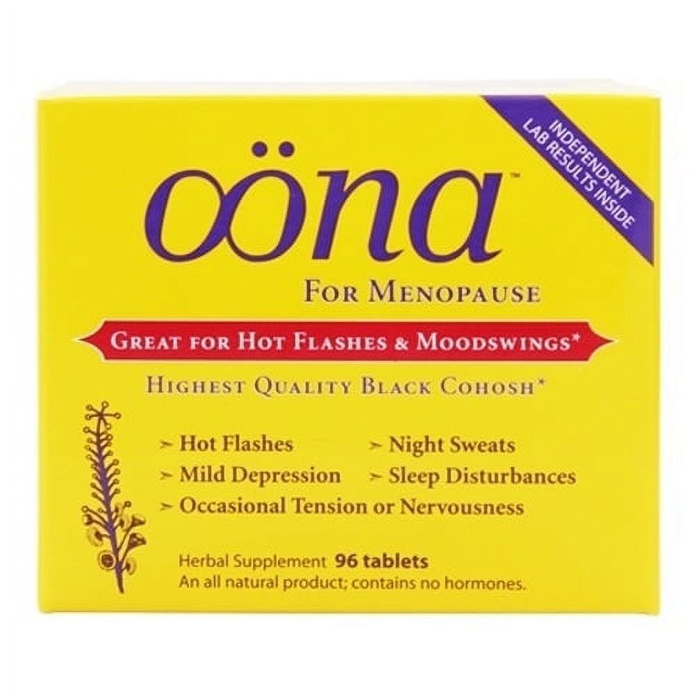 Oona Herbal Supplement for Menopause with Black Cohosh and Vitex