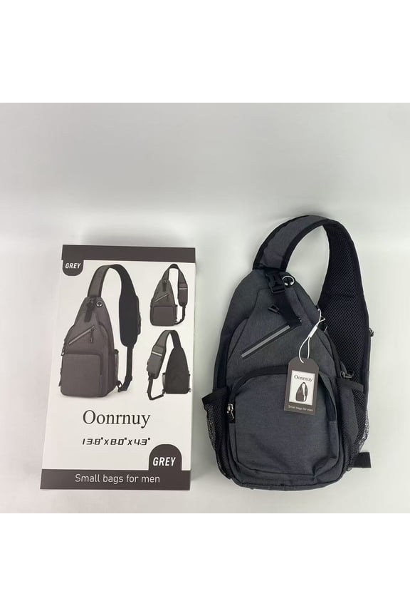 Small bags for men,Sling Bag Men Women, Casual Shoulder Backpack, Chest Daypack Satchel for Hiking Travel