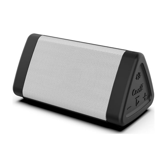 OontZ Angle 3 Enhanced Stereo Edition IPX5 Splashproof Bluetooth Speaker, Volume Boost, Bass Radiator, 100' Range, White
