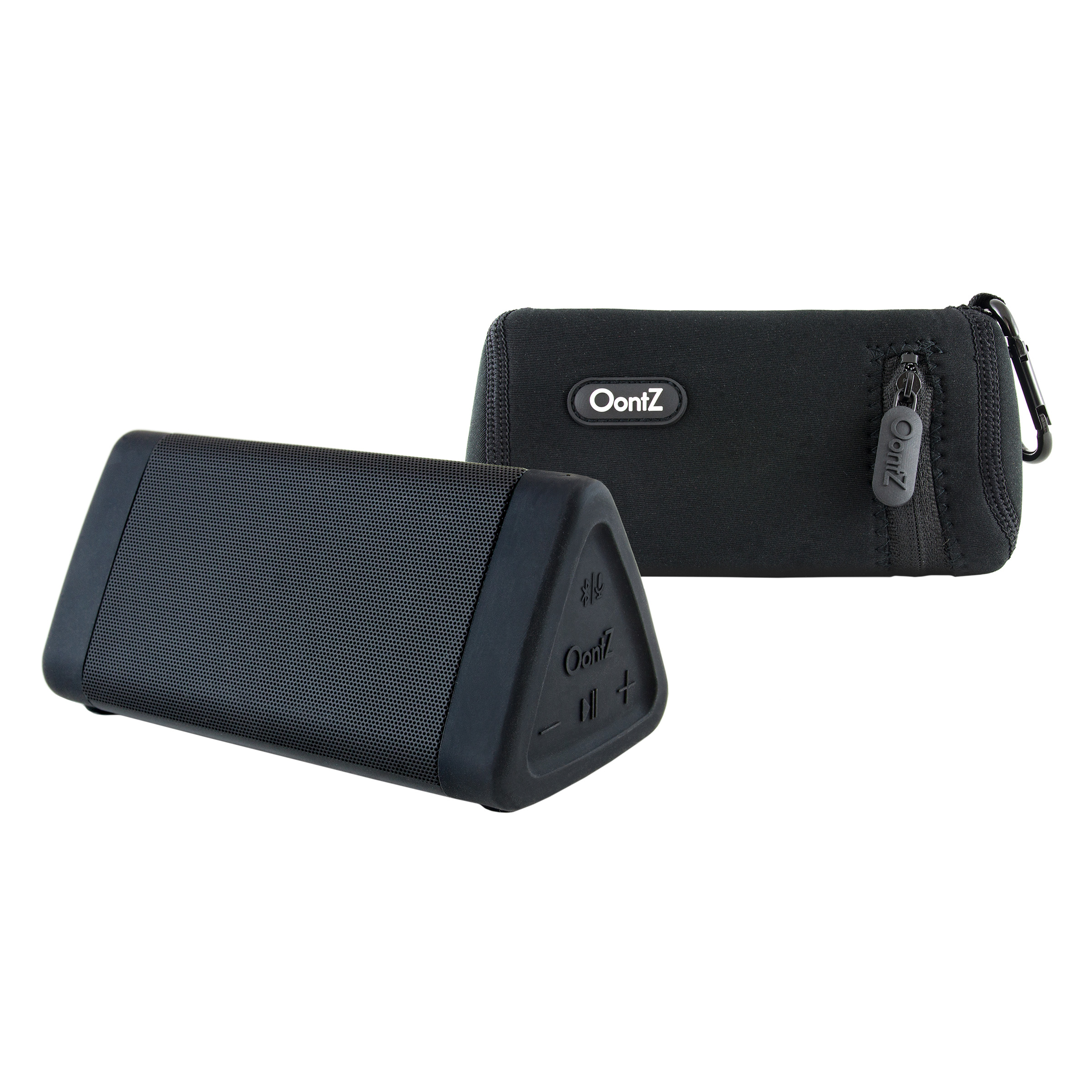 OontZ Angle 3 Enhanced Stereo Edition with Carry Case IPX5 Splashproof Bluetooth Speaker with Bass Radiator, 100' Range Bluetooth 4.2 - image 1 of 7