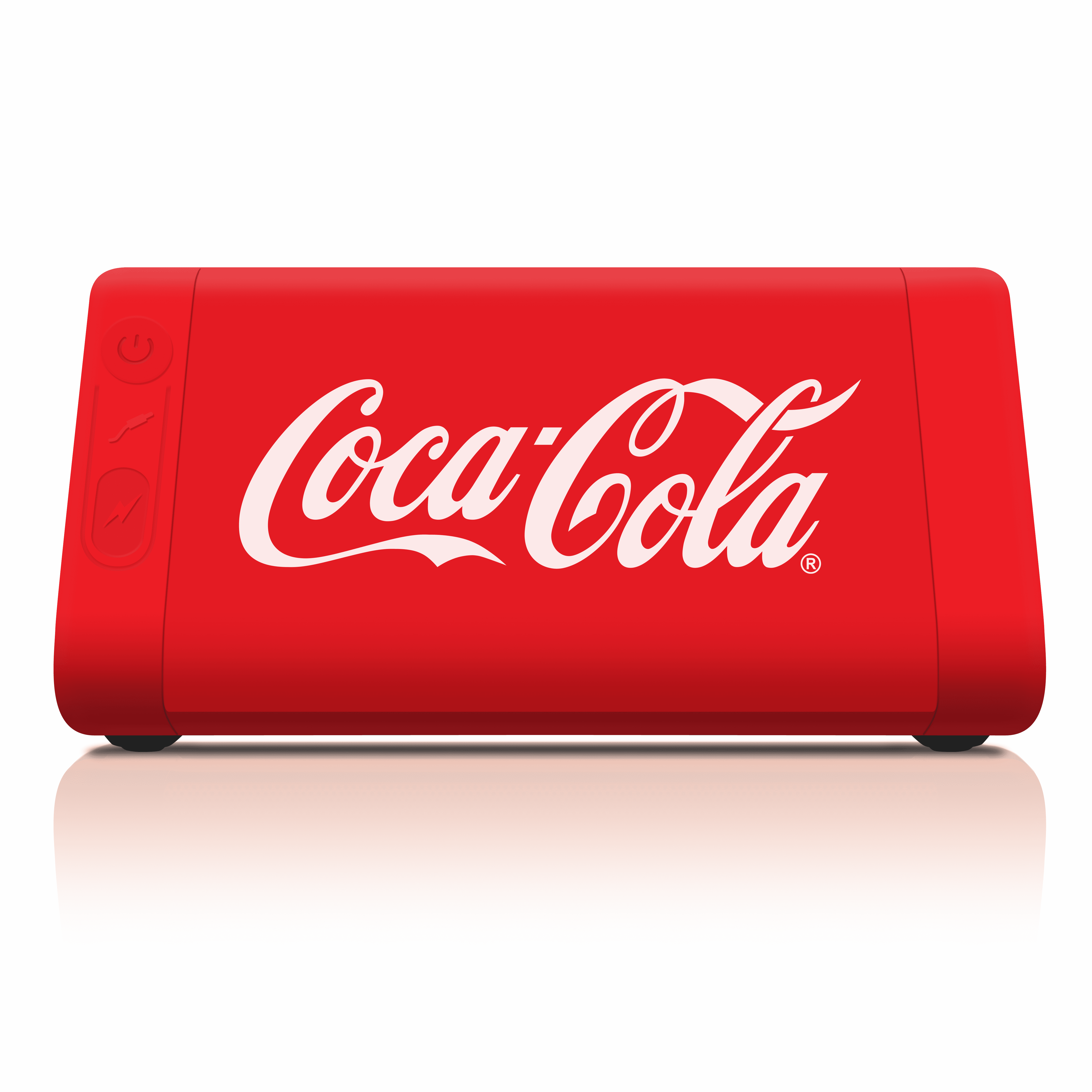 Oontz Angle 3 Water-Resistant Wireless Bluetooth Speaker, Coca-Cola Red