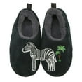 thumbnail image 1 of Oooh Geez Women's Cozy Fuzzy Slippers, Funny Animal House Shoes, Zebra, M, 1 of 5