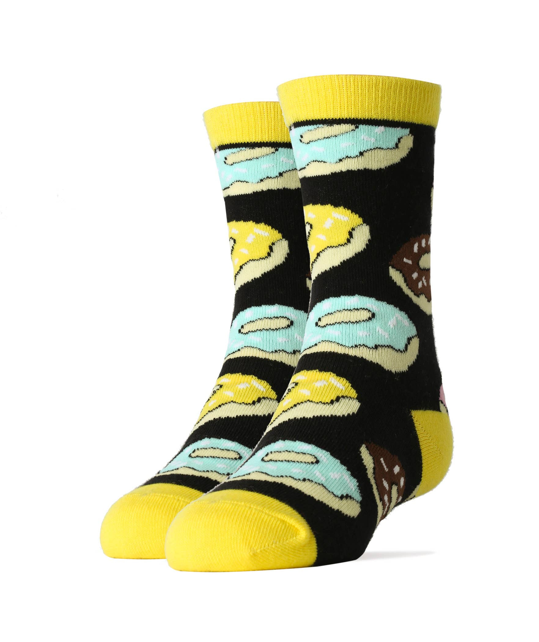 OoohYeah Kids Novelty Crew Socks, Pizza Party, Funny Colorful