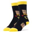 thumbnail image 1 of Oooh Yeah Men's Colorful Crew Socks, Funny Cute Cat Socks, Cat Bag, 1 of 2