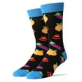 thumbnail image 1 of Oooh Yeah Men's Funny Crew Socks, Humor Dress Cotton Novelty Socks, Cheeky, One Size, 1 of 4