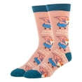 thumbnail image 1 of Oooh Yeah Men's Funny Novelty Crew Socks, Crazy Dress Cotton Socks, Friends, One Size, 1 of 4