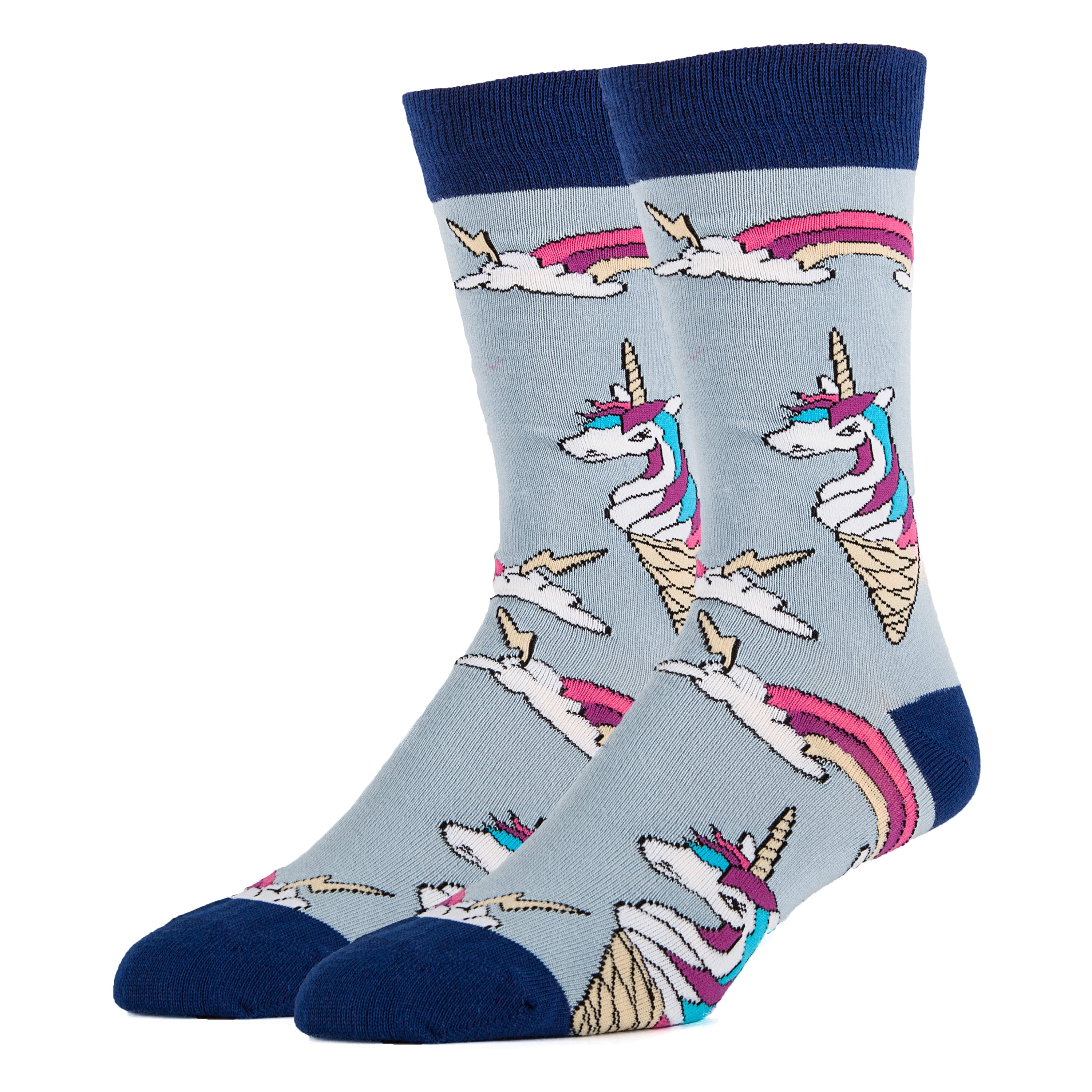Oooh Yeah Men's Funny Novelty Crew Socks, Crazy Fashion Dress Socks ...