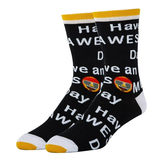 Oooh Yeah Men's Funny Saying Crew Socks, Novelty Dress Socks, Awesome, Size 8-13