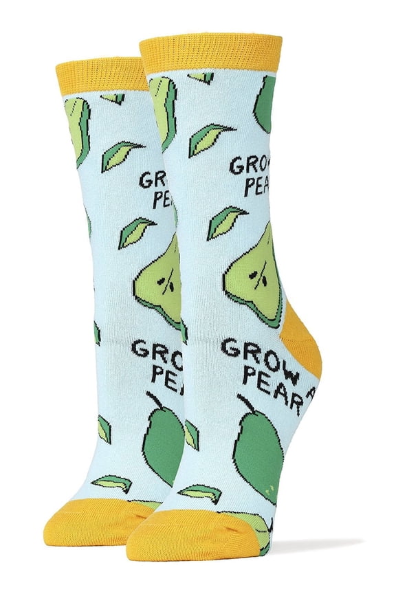 Socks Women Crew Cotton Grow A Pear