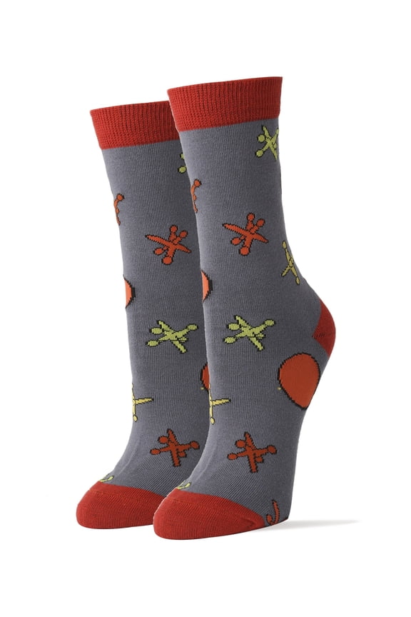 Women's Funny Novelty Crew Socks, Crazy Cool Fashion Socks, Jacks